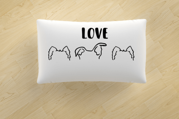 Dog Breed Ears Font - Preview 5