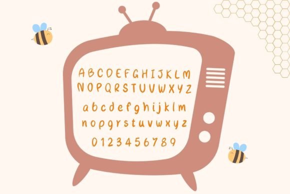 Honey Bee Font - Preview 1