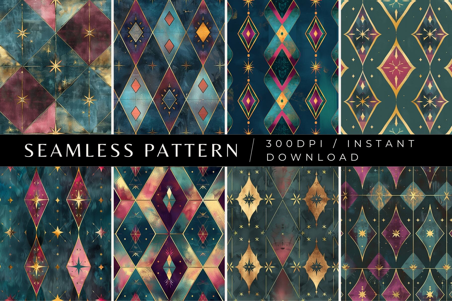 King of Arc Seamless Patterns Graphic by Inknfolly · Creative Fabrica