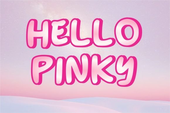 Korean Lovers Font PNG with transparent background - Preview 4