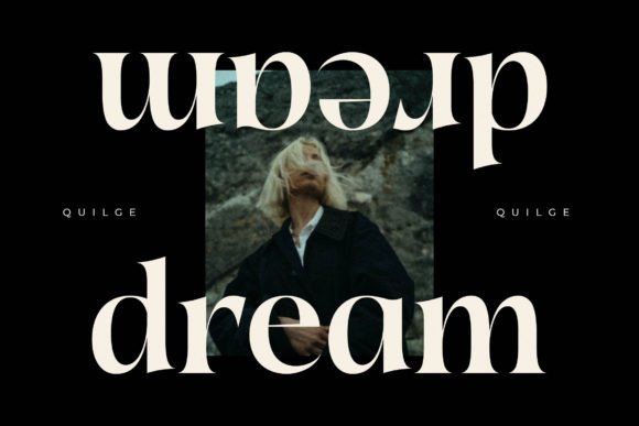 Quilge Font PNG with transparent background - Preview 2