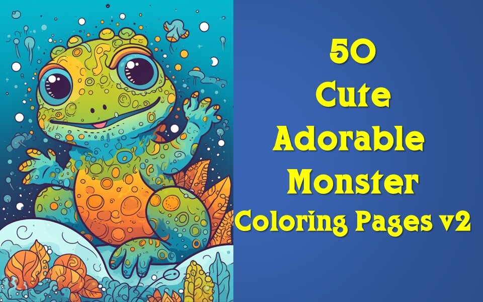 50-Cute-Adorable-Monster-Coloring-