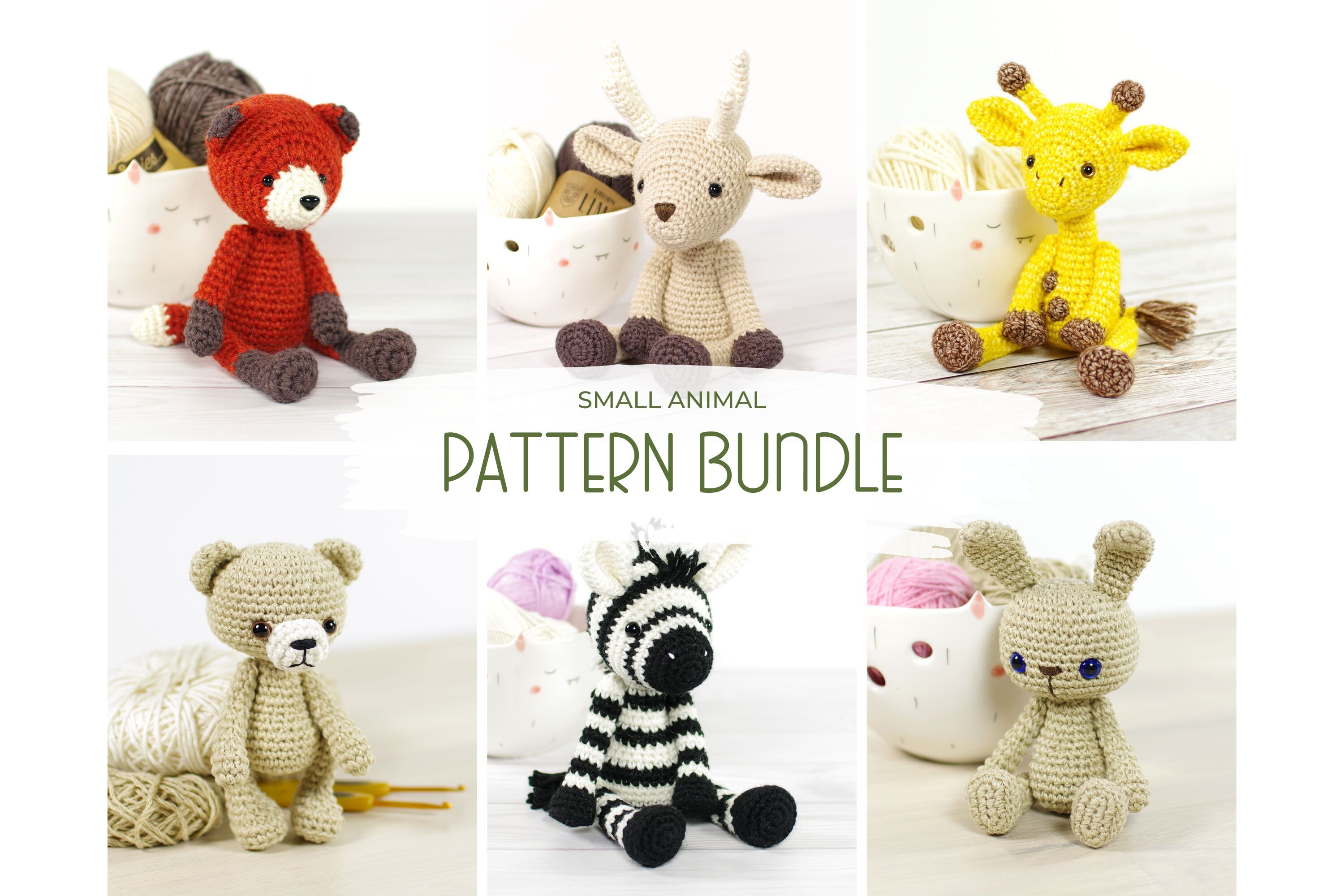 Amigurumi Animals Pattern Bundle