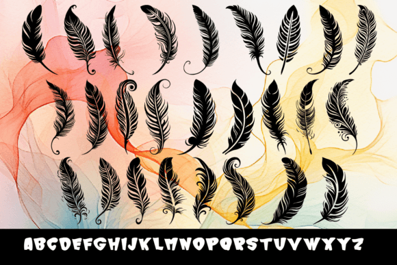 Aura Feather Font - Preview 1