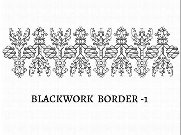 BlackWork Border 1
