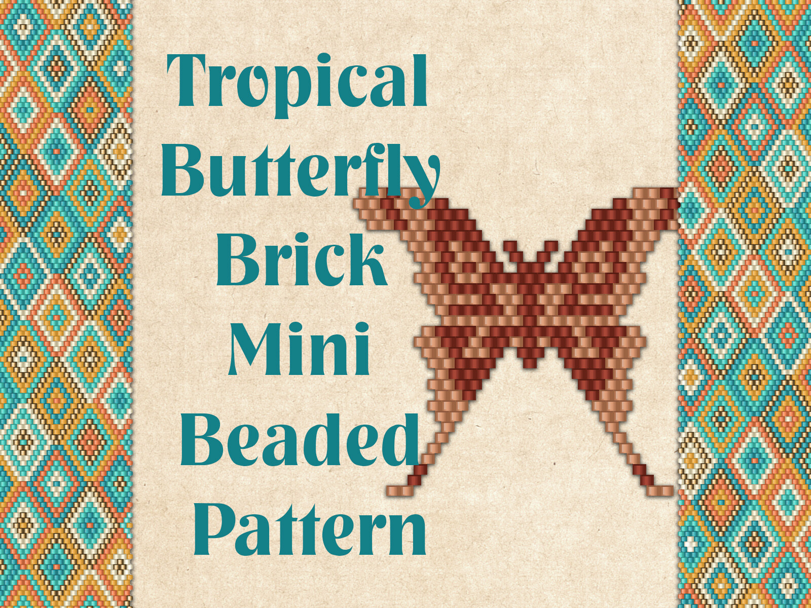 Butterfly Brick Mini Beaded Pattern