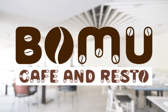 Coffee Drinks Font - Preview 2