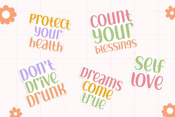 Lucky Season Font PNG with transparent background - Preview 2