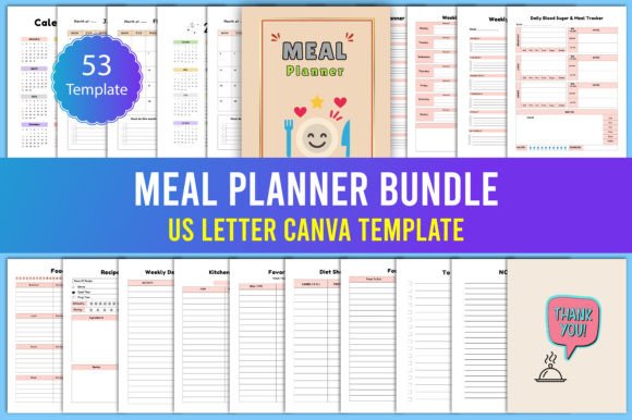 Meal Planner Bundle Canva