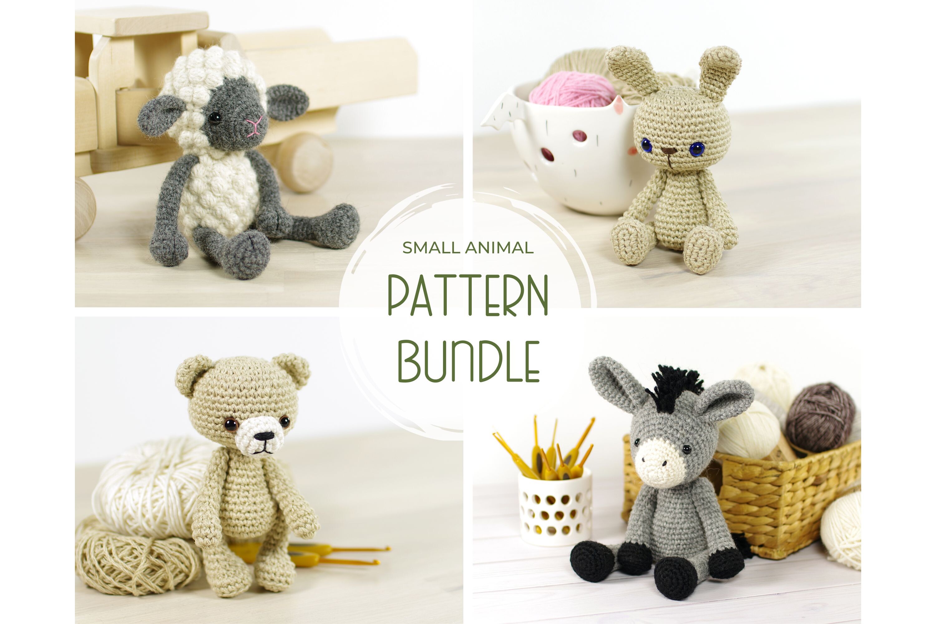 Small Crochet Animal Bundle