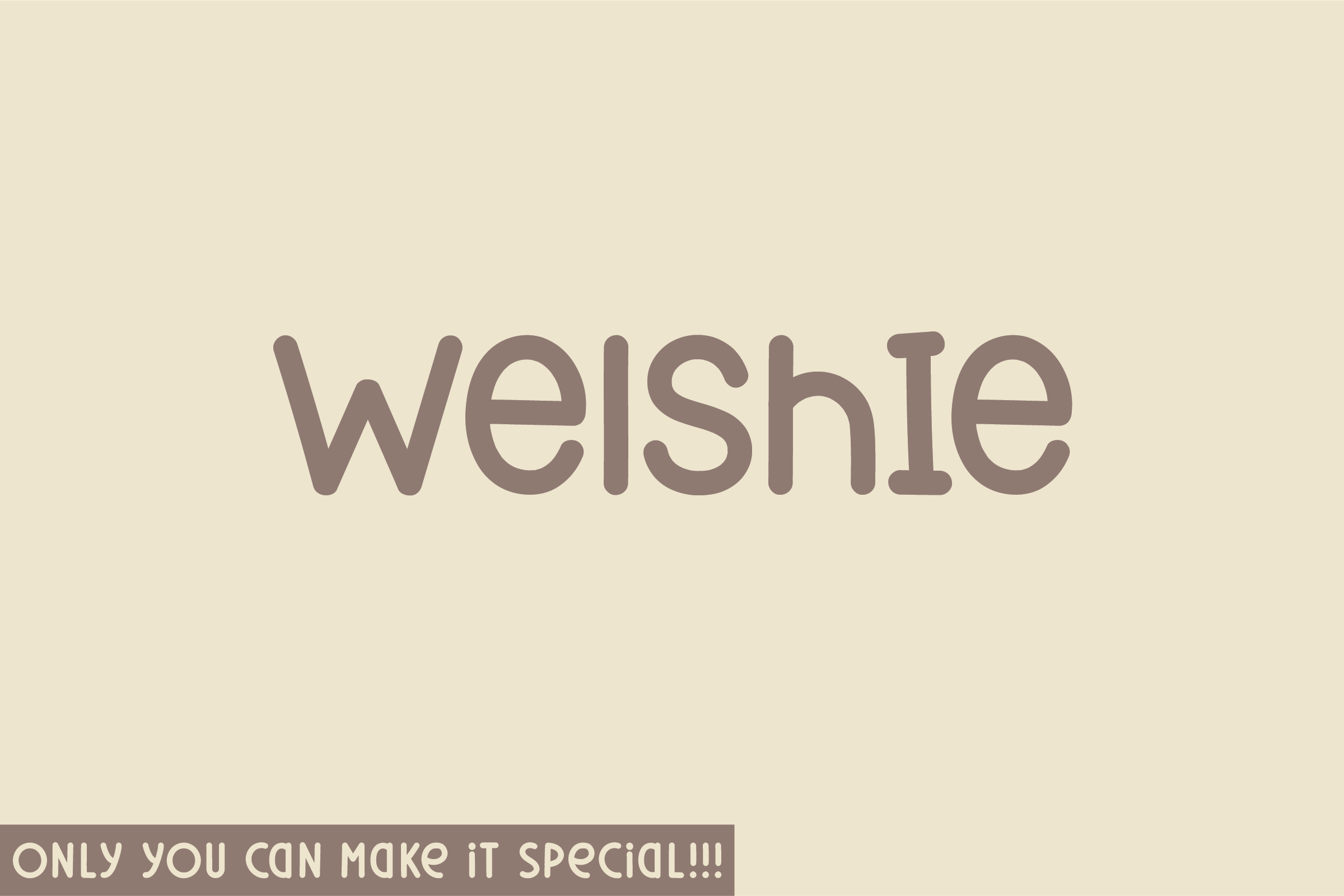 Welsh Typeface Welshie Rounded Font by Hanna Bie · Creative Fabrica