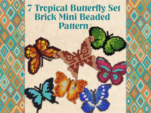 7 Tropical Butterfly Set