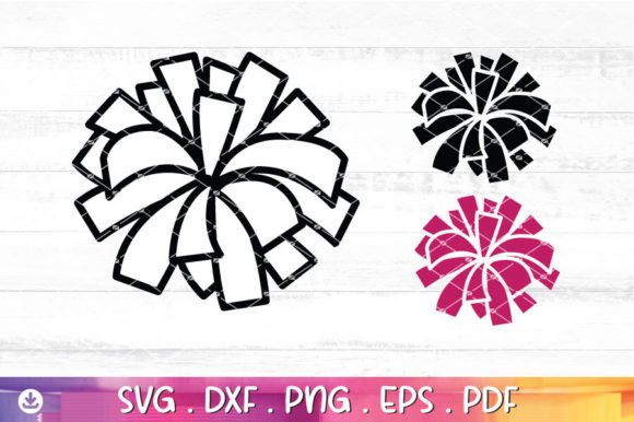 Cheerleading Pom Pom Svg, Cheerleading P