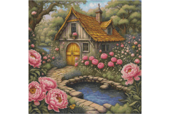 Cottage Counted Cross Stitch Patterns