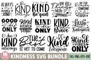Kindness SVG Bundle Graphic by crafthome · Creative Fabrica