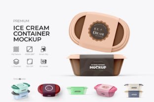 Oval Type Butter Box PSD Mockup Graphic by RAM Studio · Creative Fabrica