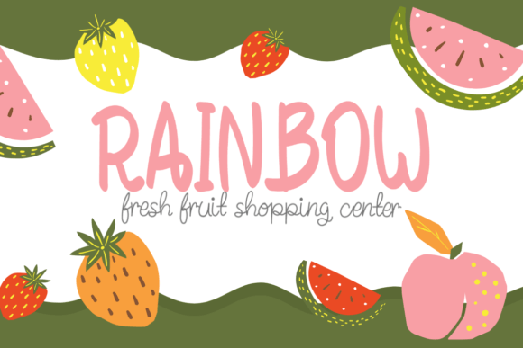 Blueberry Frappe Summer Font - Preview 2