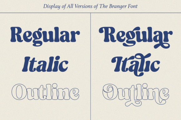 Branger Font - Preview 2