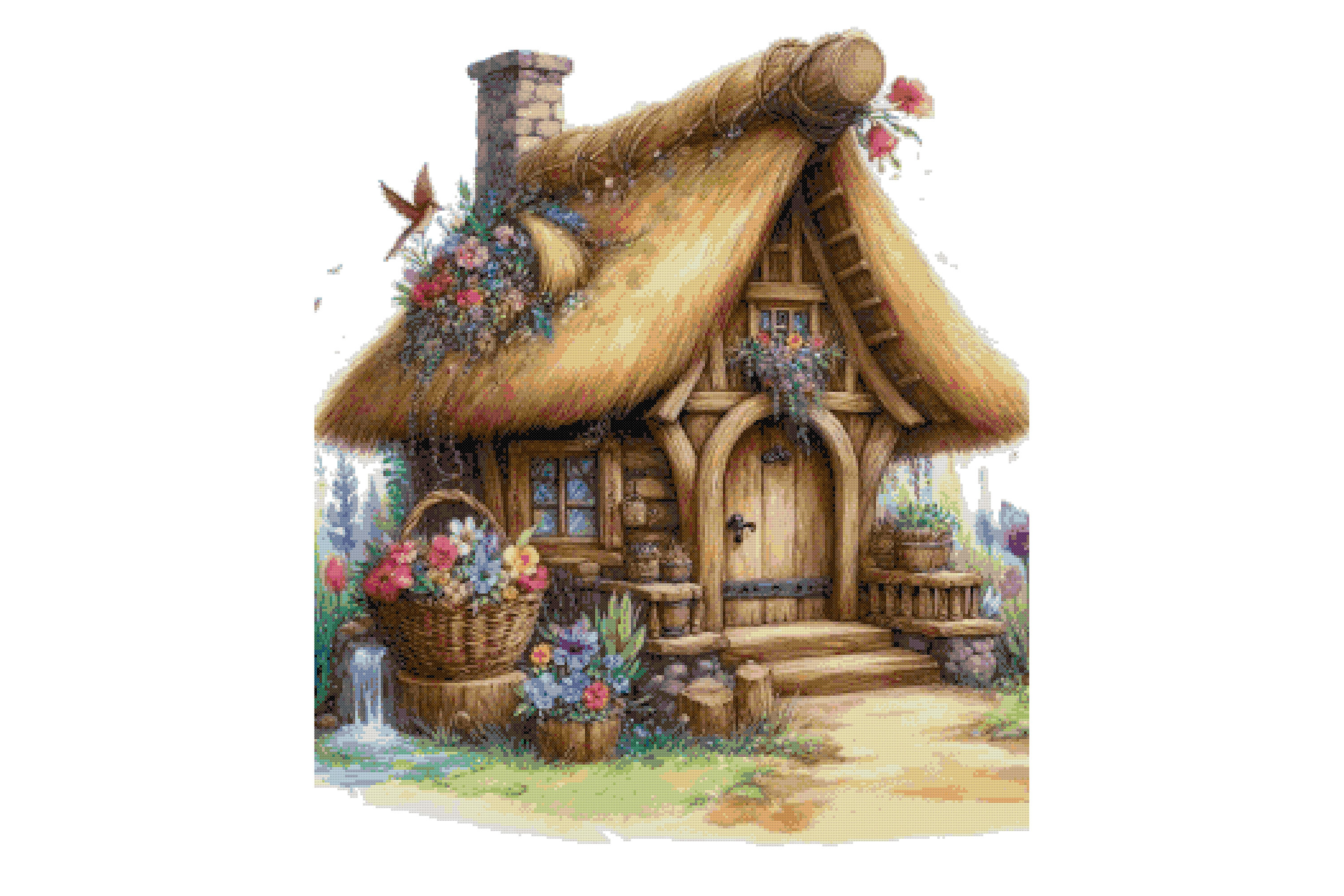 Cottage Counted Cross Stitch Patterns