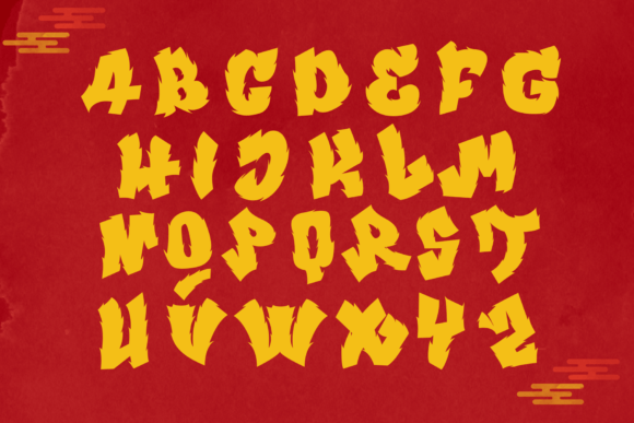 Dragon Flame Font - Preview 5