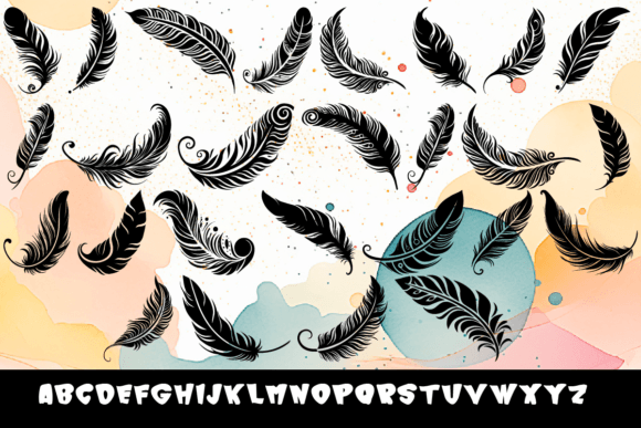 Feather Hug Font - Preview 1
