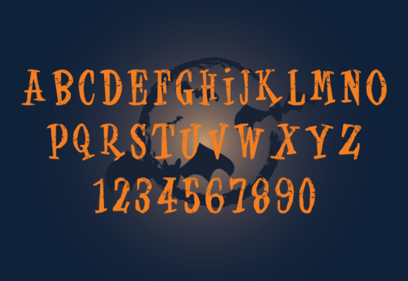 Halloween Grunge Font - Preview 2