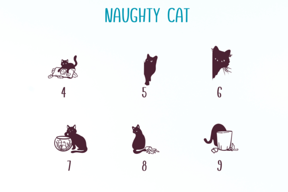 Naughty Cat Font font preview - 3