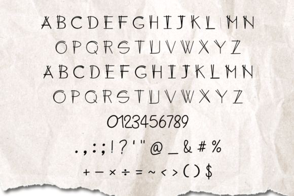 Originol Font PNG with transparent background - Preview 1