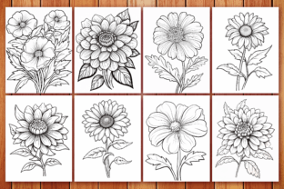 200 Summer Flower Coloring Pages VOL - 1 Graphic by CockPit · Creative ...