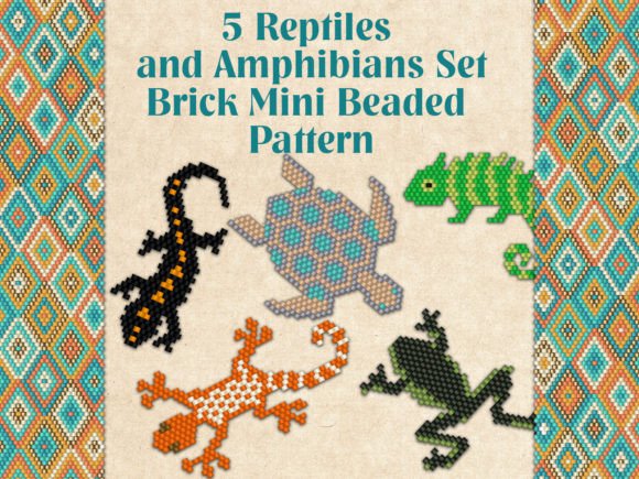 5 Reptiles and Amphibians Set