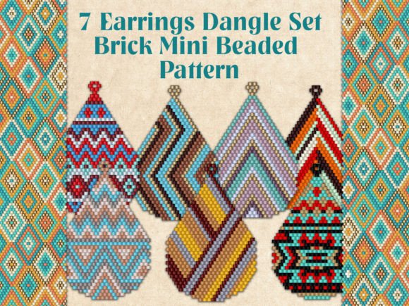 7 Earrings Dangle Set