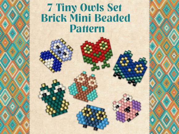 7 Tiny Owls Set