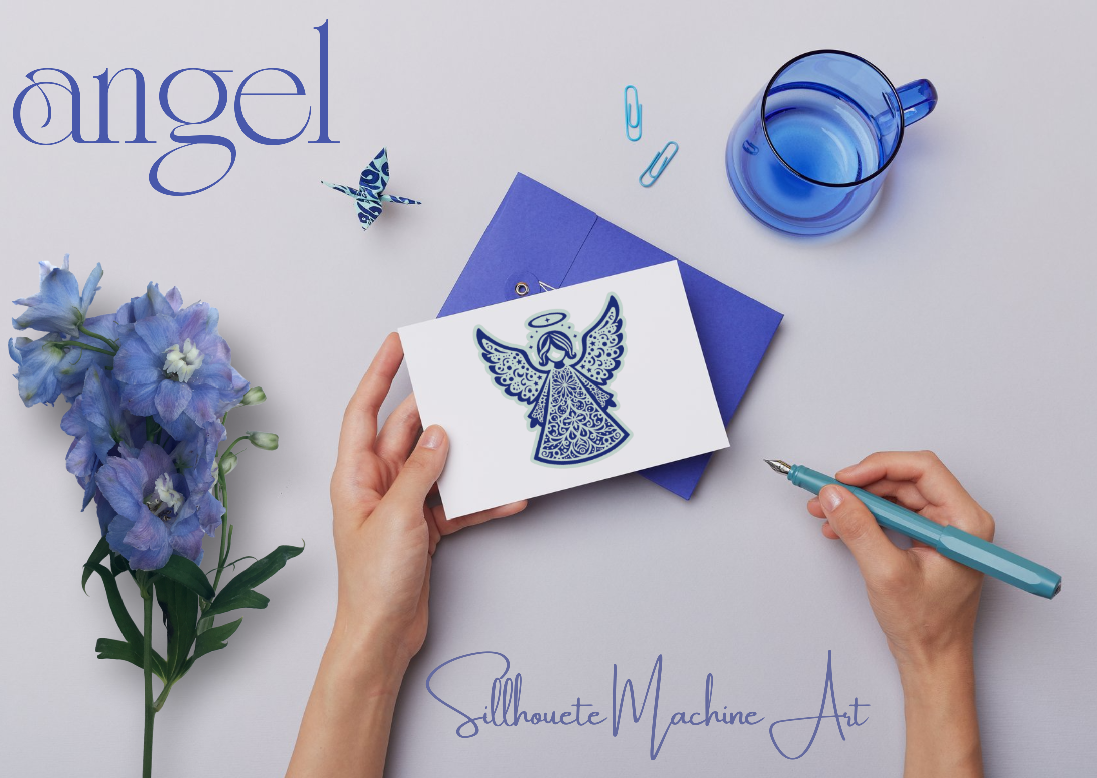 Angel SVG Graphic by jgalluccio · Creative Fabrica
