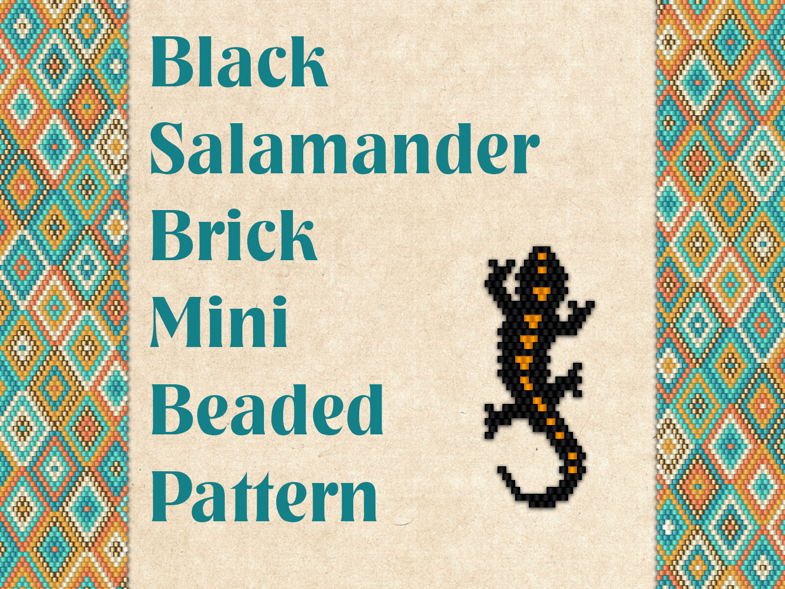 Beaded Black Salamander