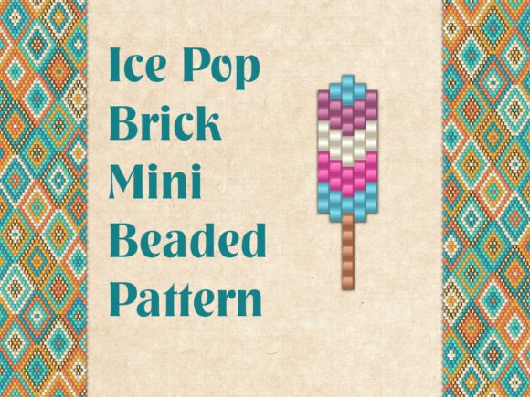 Beaded Pendant Charm Ice Pop