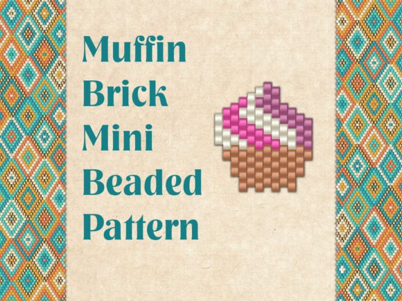 Beaded Pendant Charm Muffin