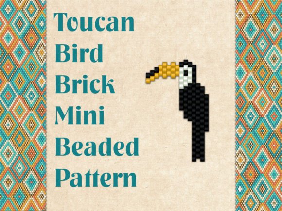 Beaded Toucan Bird