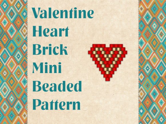 Beaded Valentine Heart