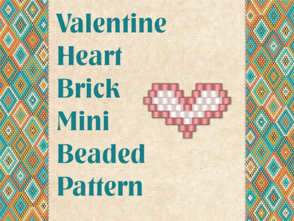 Beaded Valentine Heart