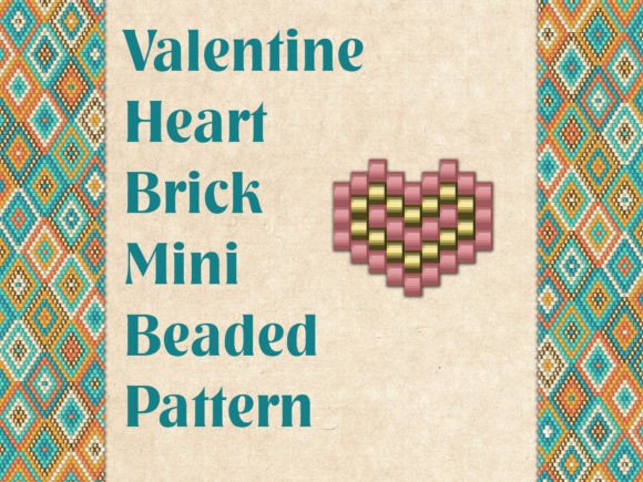 Beaded Valentine Heart