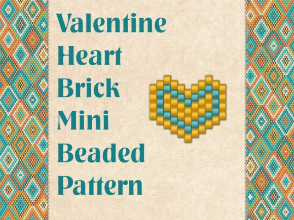 Beaded Valentine Heart