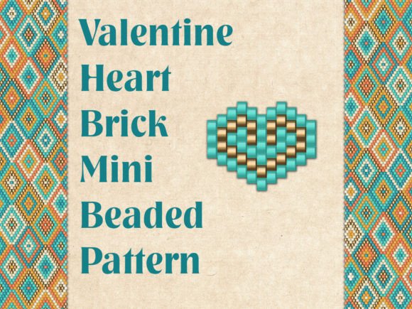 Beaded Valentine Heart