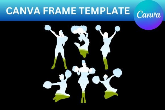 Butterfly Canva Frame Template Graphic by BellaLawi · Creative Fabrica