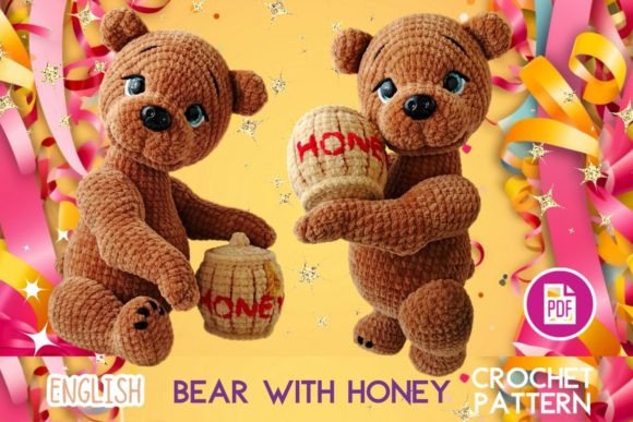 Crochet Teddy Bear / PDF / Amigurumi