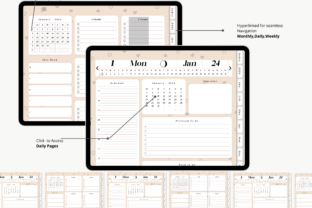 Digital Planner Yearly 2024 Graphic by PlannerPlanet · Creative Fabrica