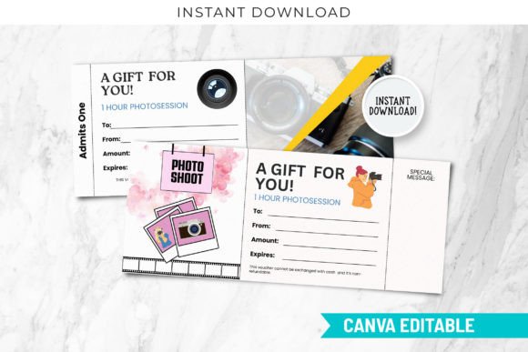 Editable Photography Gift Certificate