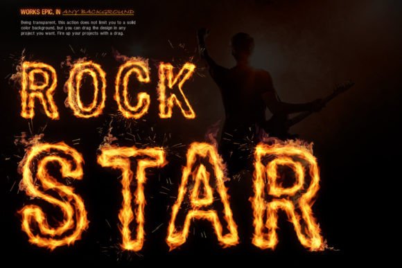 Fire Font - Preview 1