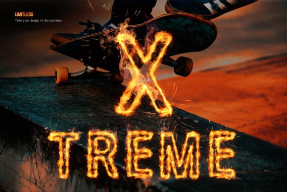 Fire Font - Preview 2