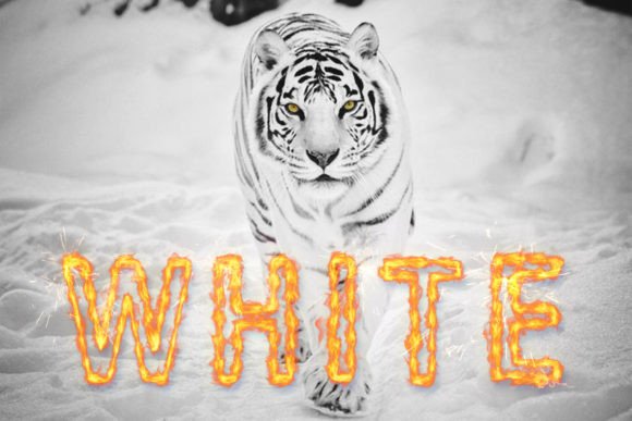 Fire Font - Preview 3