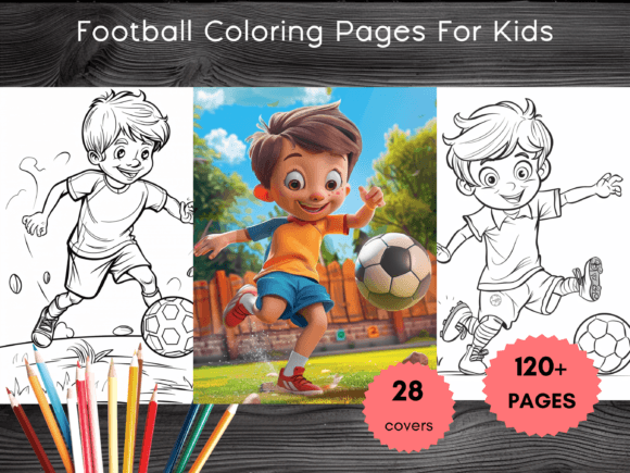 Football Coloring Pages for Kids